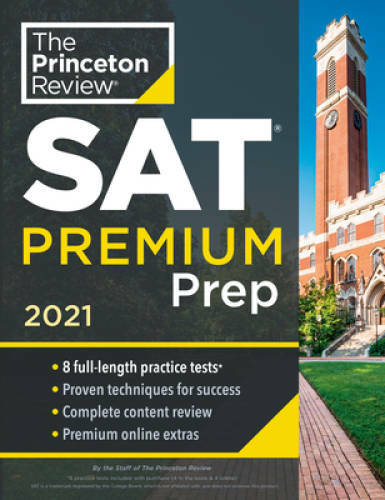 Princeton Review SAT Premium Prep, 2021: 8 Practice Tests + Review & Tech – GOOD