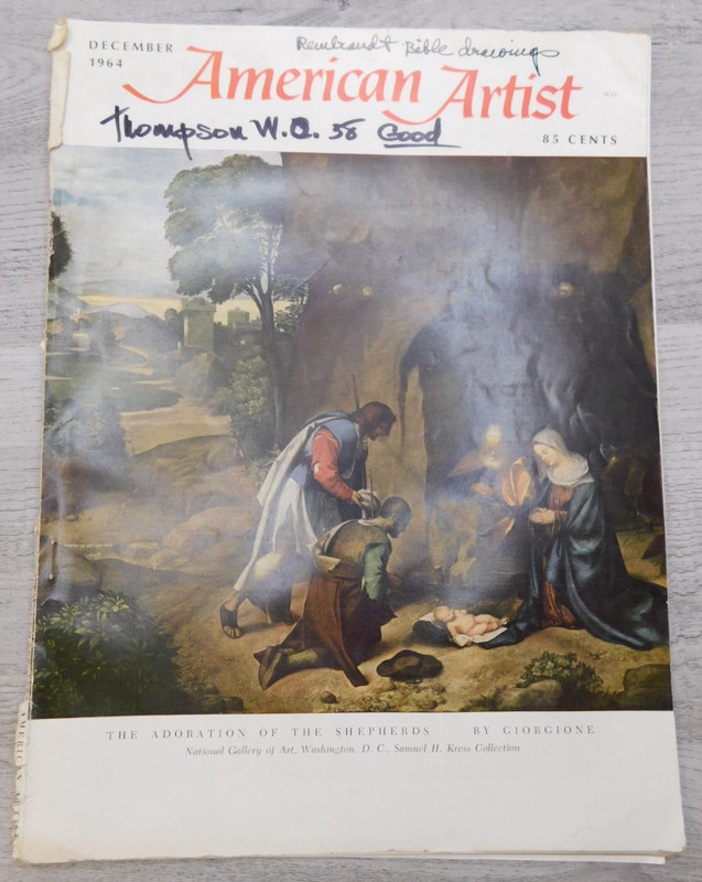American Artist DEC 1964 Vol 28 No 10 Issue 280 Art Aesthetic Supplies Magazine