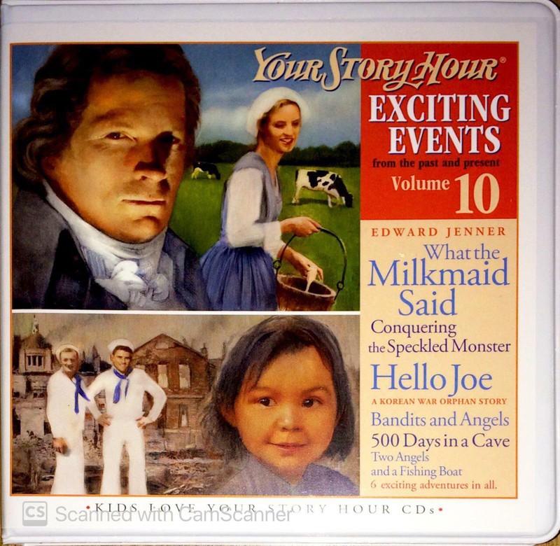 New YOUR STORY HOUR EXCITING EVENTS Series Volume 10 3-CD Audio Set Homeschool