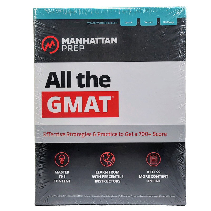 Manhattan Prep All The GMAT Strategy Guide Series (Quant, Verbal, IR/Essay) NEW