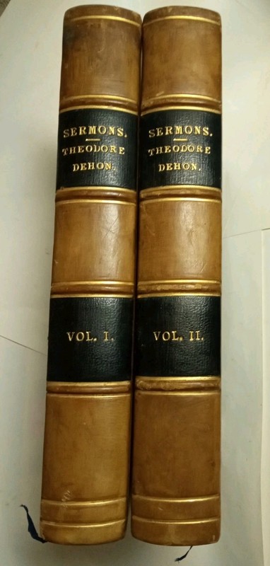 «Sermons on The Public Means of Grace…». by Rev. Theodore Dehon. 2 Vols. 1825