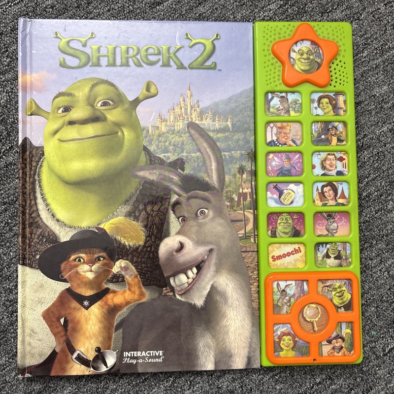 Shrek 2 Movie Interactive Book Play A Sound Dreamworks 2004 Picture Storybook