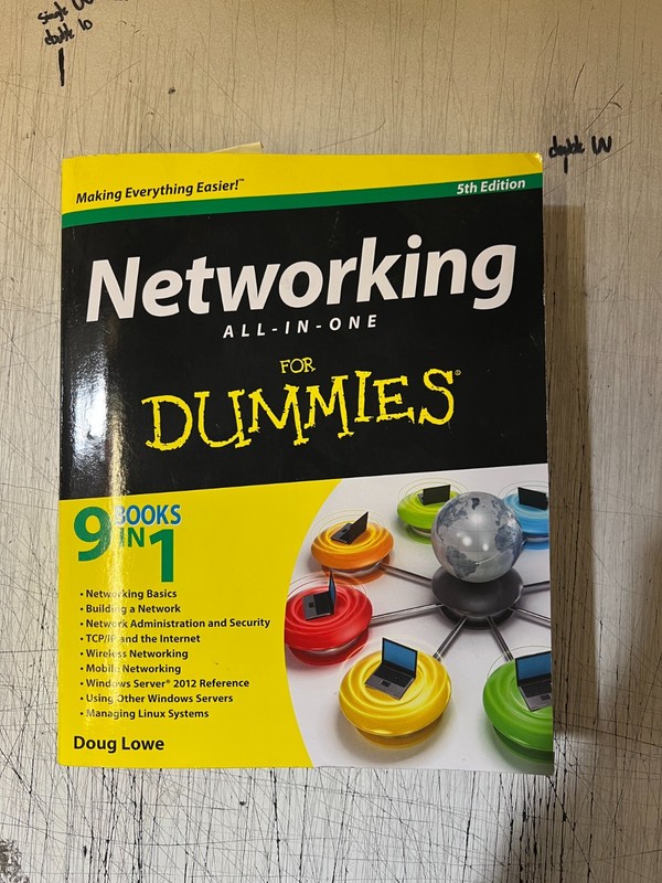 Networking All-in-One For Dummies – paperback, Doug Lowe – 5th Edition