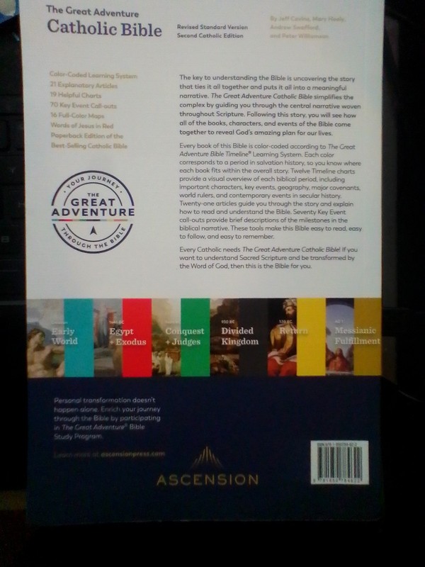 Great Adventure Bible - Catholic RSV-SCE with tabs NEW gallery