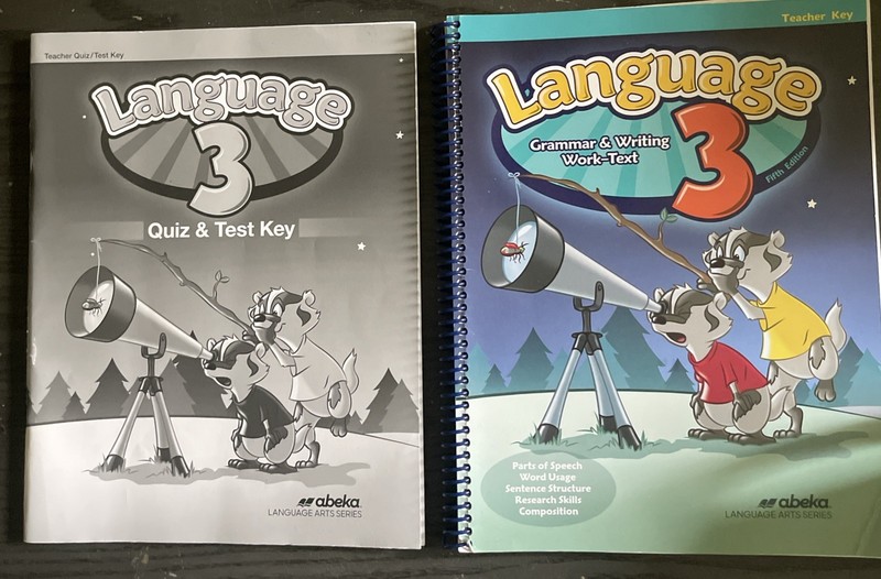 Abeka Language 3 Teacher Key And Quiz/test Key