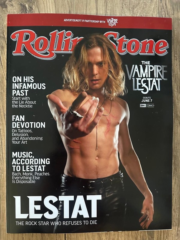 2026 ROLLING STONE June Issue AMERICAN ICONS Issue NOAH KAHAN Vampire Lestat NEW gallery