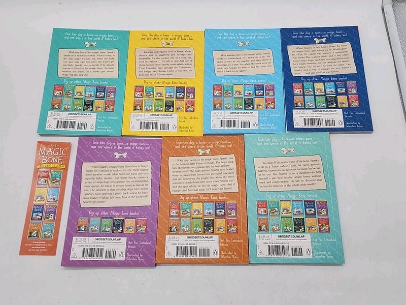 MAGIC BONE Book Lot Set 2 3 4 5 6 7 8 Nancy Krulik Chapter Paperback Collection gallery