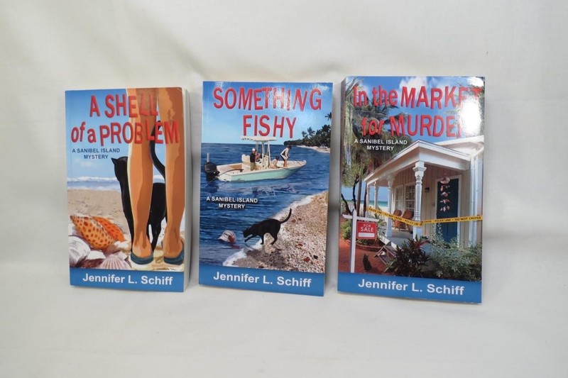 SET OF THREE SANIBEL ISLAND MYSTERY BOOKS JENNIFER L SCHIFF #1 2 & 3 IN SERIES