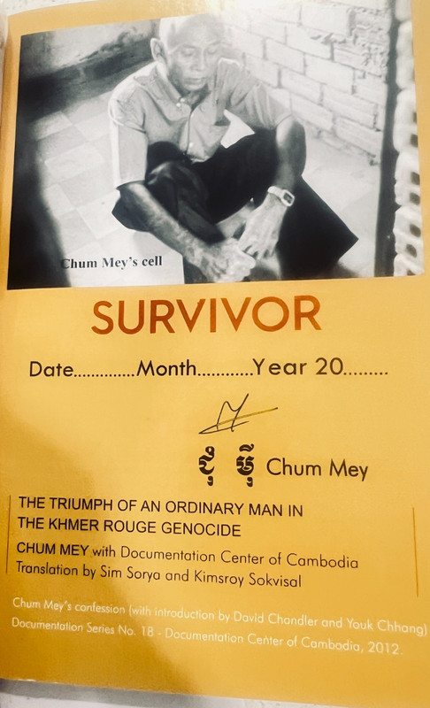 Cambodia Genocide Books Survivor & Bou Meng Signed gallery