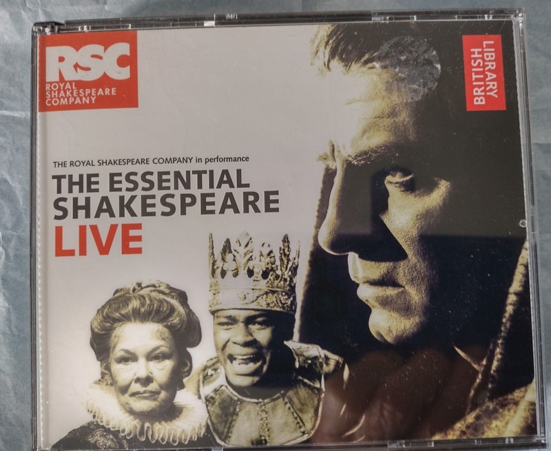 Essential Shakespeare Live: The British Library (2010 Compact Disc) with booklet