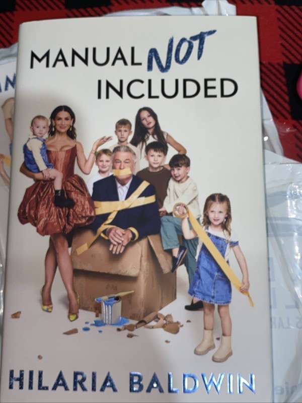 Manual Not Included by Hilaria Baldwin (2025, Hardcover) Signed & Autographed