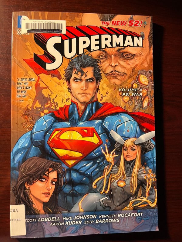 SUPERMAN Vol. 4 Psi-War (The New 52) by Scott Lobdell (2014, Graphic Novel)
