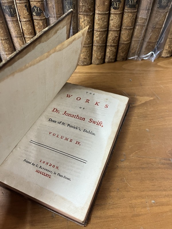 Jonathan Swift- Works Complete Set Vols 1-23 1776 Printing GULLIVER gallery