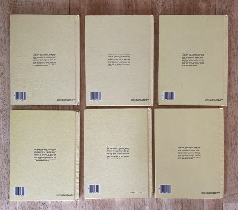 The Sesame Street Treasury Books Complete Series Vtg 1983 Full 1-15 Volume Set gallery