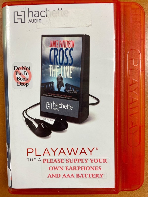 James Patterson PLAYAWAY Pre-Loaded Audiobooks in GOOD condition