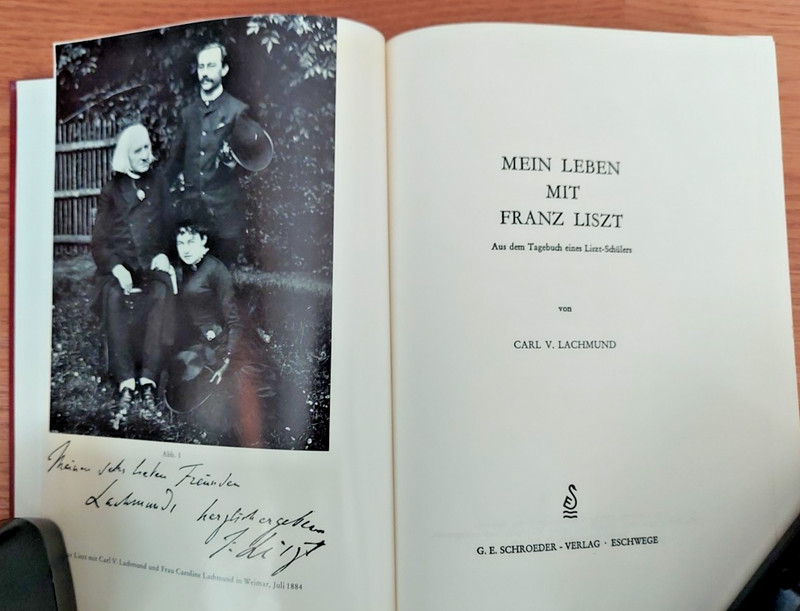German Edition Mein Leben Mit Franz Liszt Aus dem Tagebuch eines Liszt-Schulers gallery
