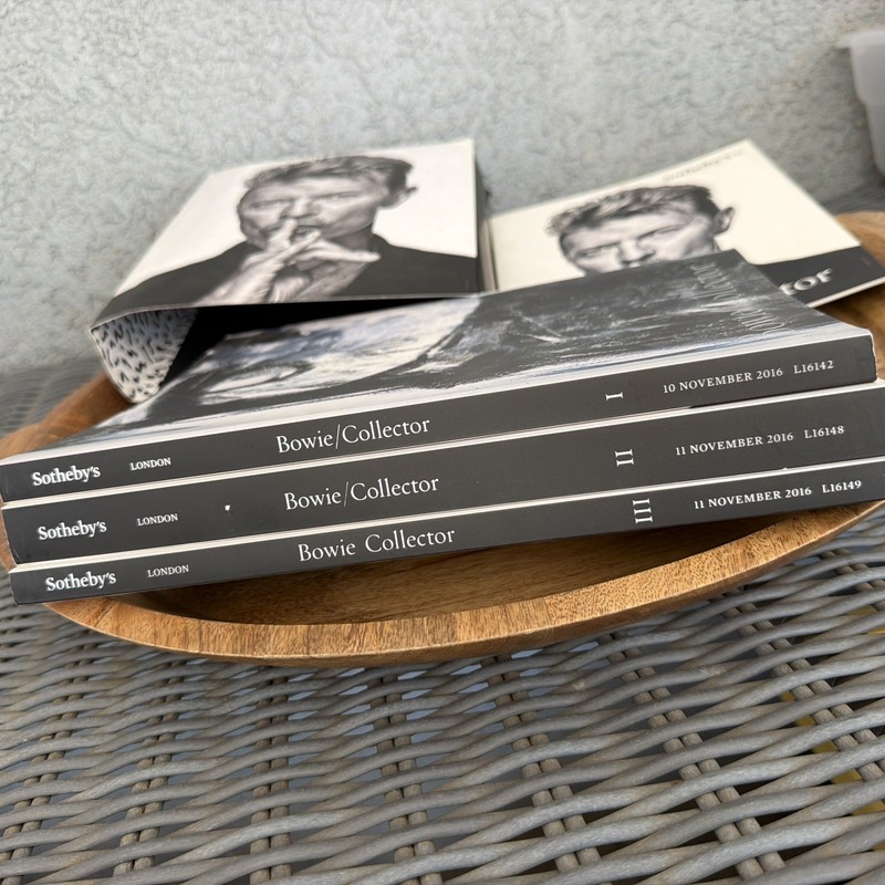 David Bowie Bowie/Collector Sotheby's London 10-11 Nov 2016 Auction 3 book Set gallery