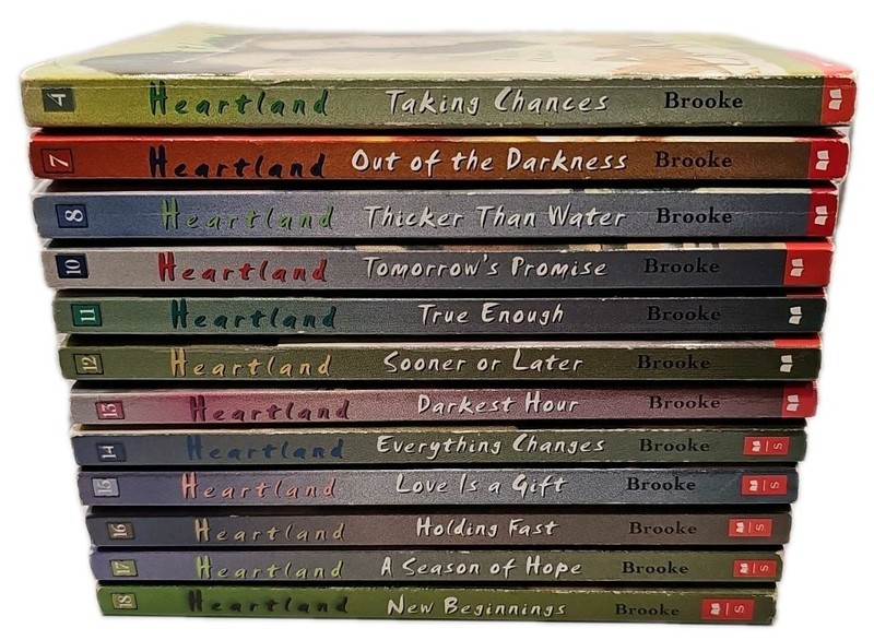 Lot of 12 Heartland Books 4,7,8,10-18 Scholastic Lauren Brooke Paperback 2001-05
