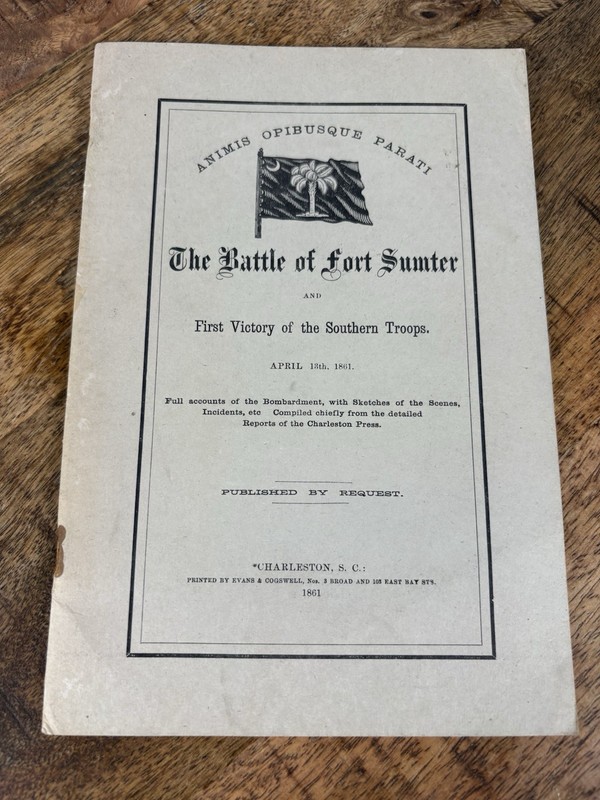 The Battle Of Fort Sumter – Civil War – Victory of Southern Troops 1861 Reprint