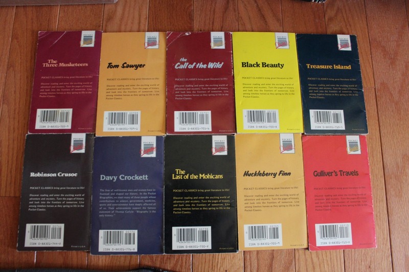 Lot of 10 Pocket Classics Vintage Graphic Novels 1980s Academic Industries gallery