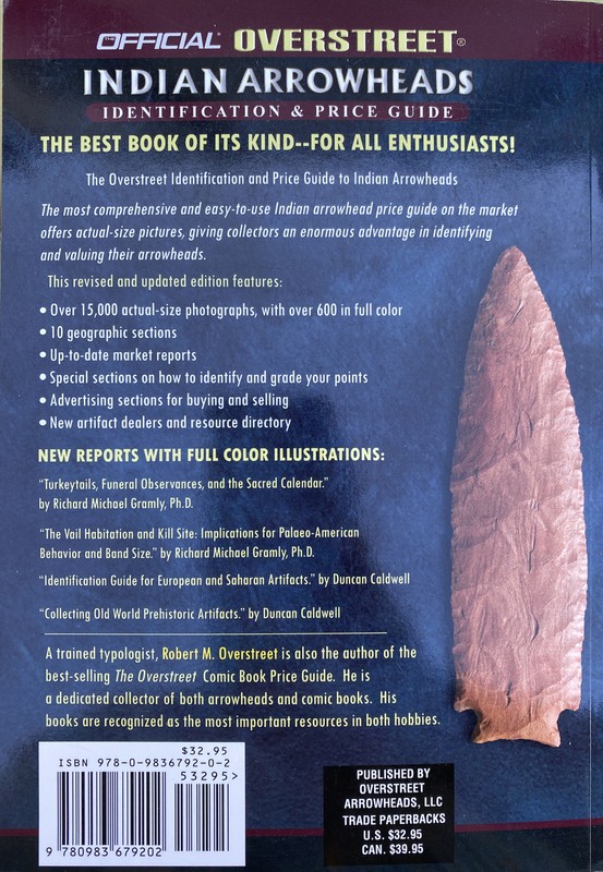 The Official Overstreet Indian Arrowheads Identification & Price Guide 12th Ed. gallery
