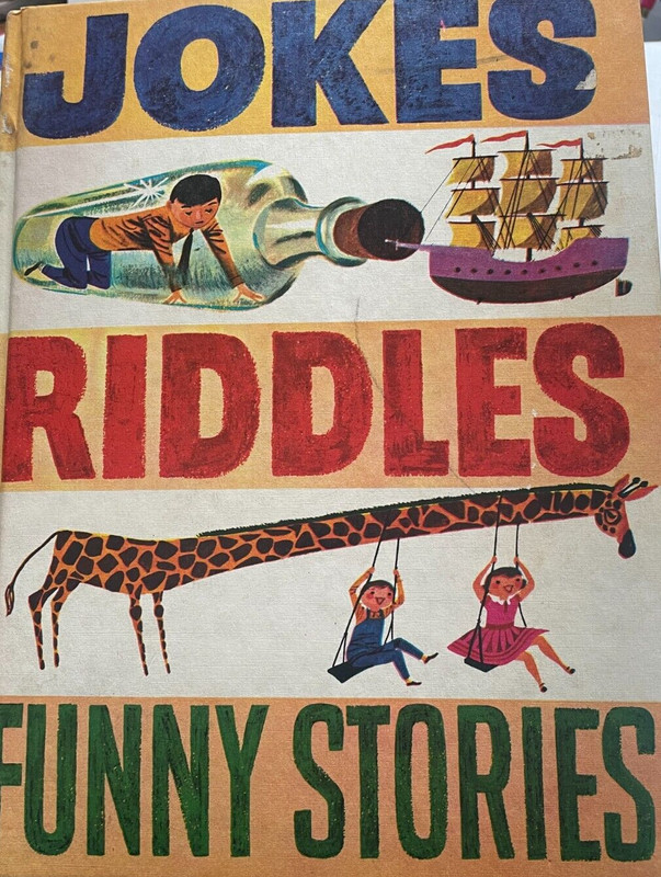 Jokes Riddles Funny Stories – Oscar Weigle 1959 Edition 1975 Printing, Humor HC