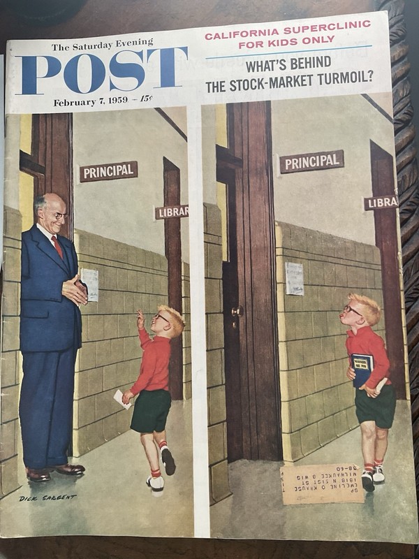 Saturday Evening Post Magazine February 7 1959 The Principal