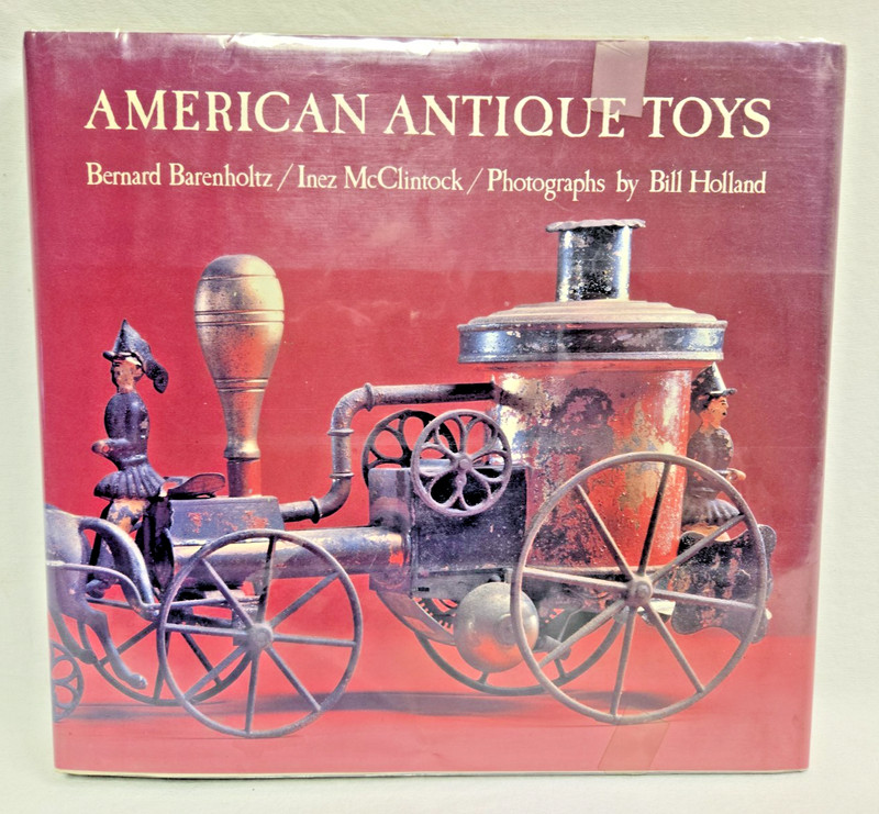Beautiful Large Coffee Table Book «American Antique Toys» 282 Pages Near Mint