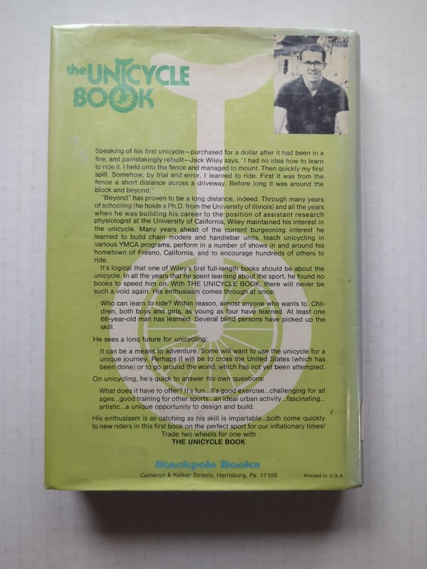 The Unicycle Book by Jack Wiley from 1973 gallery