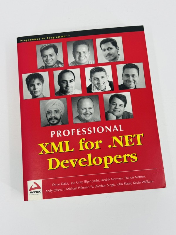Professional XML for .NET Developers (Paperback, 2001) WROX PRESS