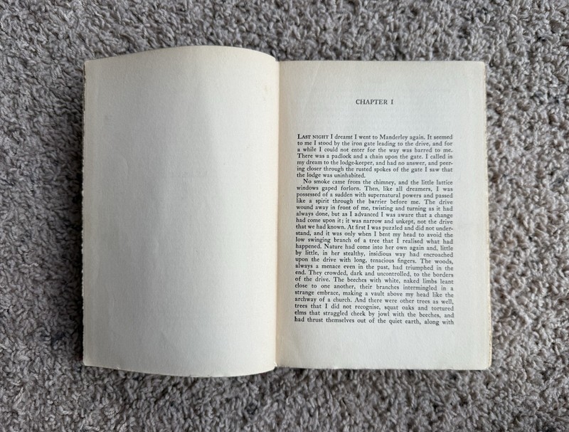 Rebecca by Daphne Du Maurier 1938 1st Edition gallery