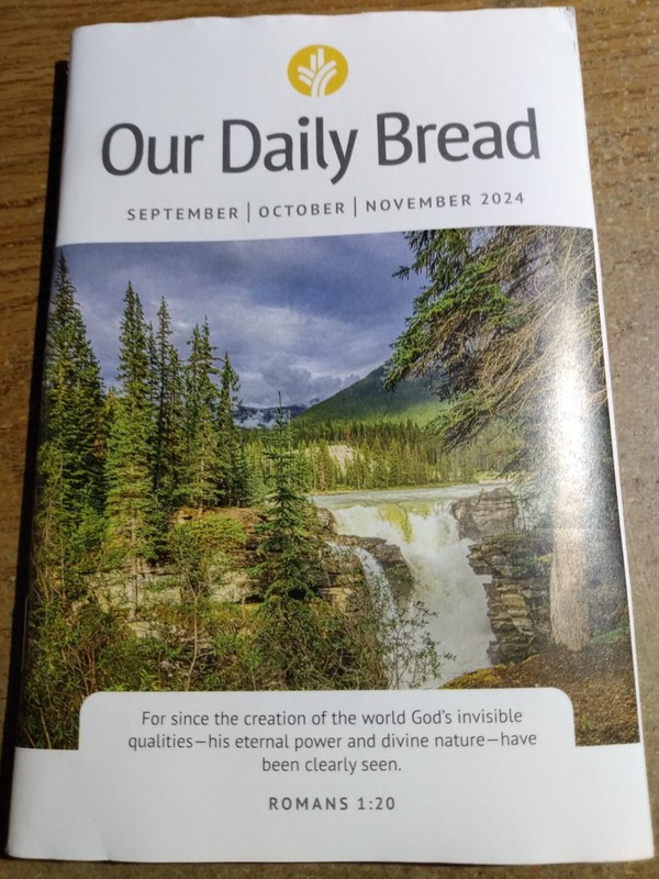 Our Daily Bread Devotional September, October, November 2024