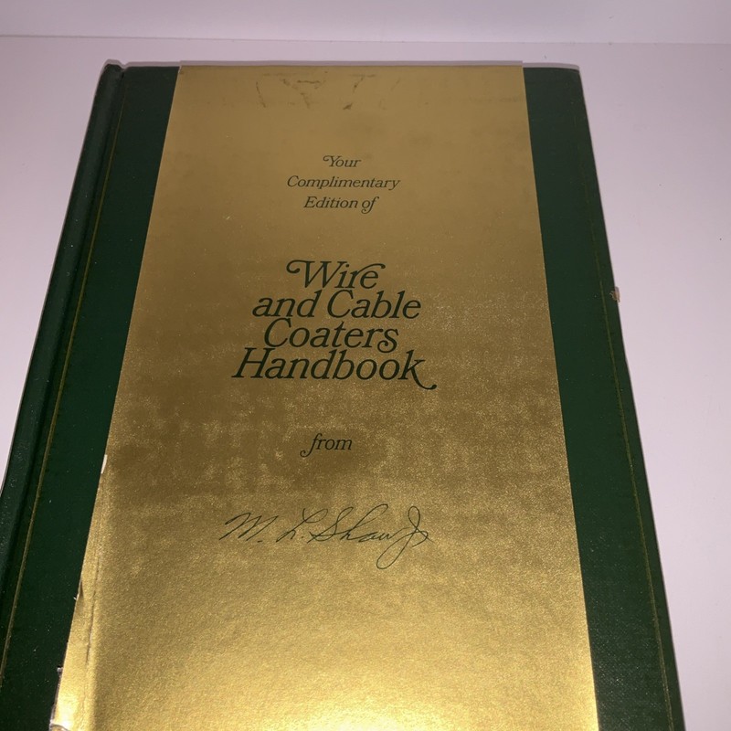 DUPONT WIRE AND CABLE COATERS HANDBOOK 1968 FIRST EDITION TECHNICAL DATA BOOK gallery