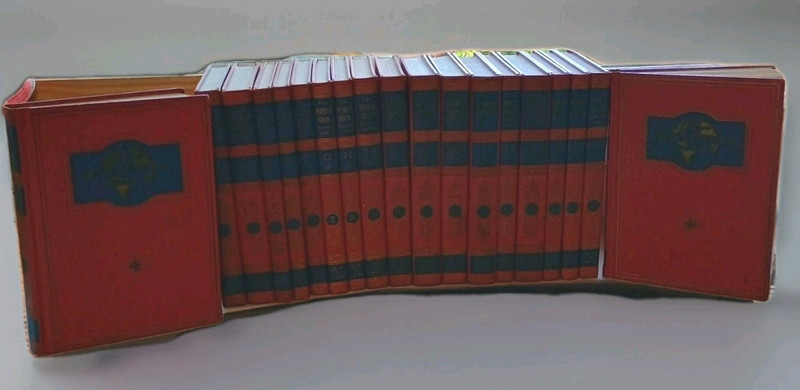 Vintage 1947 World Book Encyclopedia Set 19 Vol Limited Post War Edition Rare