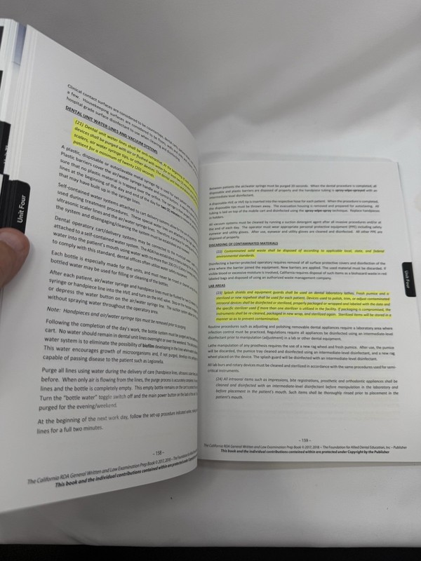 THE CALIFORNIA RDA GENERAL WRITTEN AND LAW EXAMINATION PREP BOOK no Study Cards gallery
