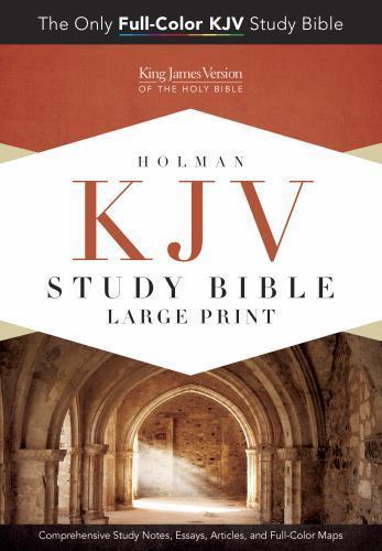 KJV Study Bible Large Print Edition, Hardcover by Holman Bible Publishers…