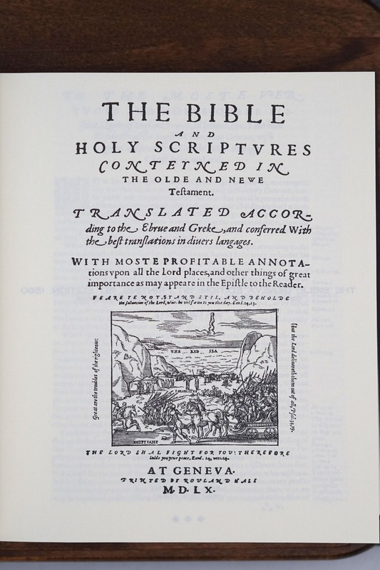 1560 Geneva Bible - First Edition Facsimile gallery