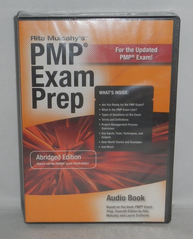 Rita Mulcahy PMP Exam Prep 7th Seventh Edition Audio Book CD – NEW SEALED