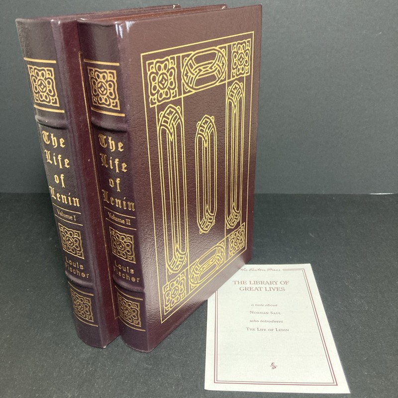 Easton Press THE LIFE OF (VLADIMIR) LENIN in 2 Volumes – Collector’s Edition