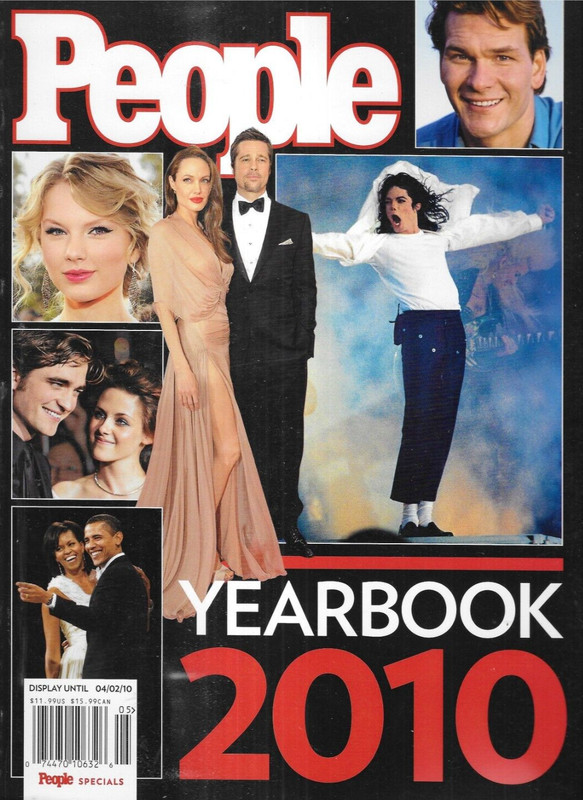 People Celebrity Magazine Yearbook Celebrities Movies TV Music Fashion 2010