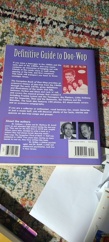 Complete Book of Doo-Wop by Matthew M. Schiff and Anthony J. Gribin paperback gallery
