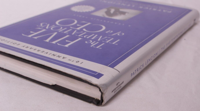 Five Temptations of a CEO A Leadership Fable by Patrick M. Lencioni (corner bump gallery