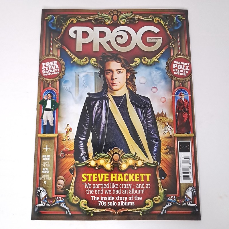 Prog Magazine Issue 167 (February 2026) Steve Hackett Includes Postcards