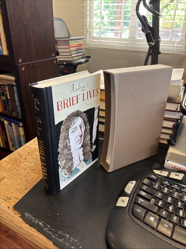 JOHN AUBREY’S BRIEF LIVES by Dick & Ciardiello 2016 HC Slipcase Folio Society