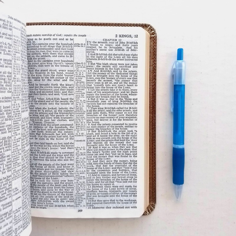 World Bible BROWN GENUINE BONDED LEATHER World's Thinnest Reference Bible KJV gallery