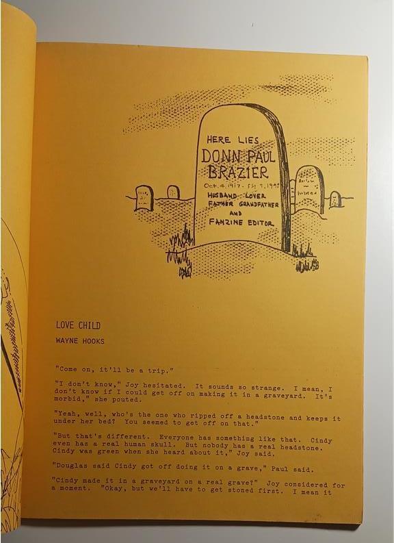 FARRAGO SF FANZINE #6 1977 DONN BRAZIER WILLIAM ROTSLER BEN INDICK RAOLD DAHL gallery