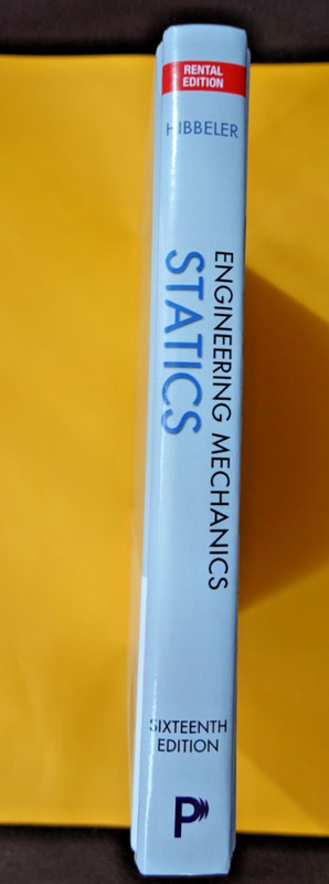 Engineering Mechanics : Statics - 16TH EDITION - R C Hibbeler - HARDBACK gallery
