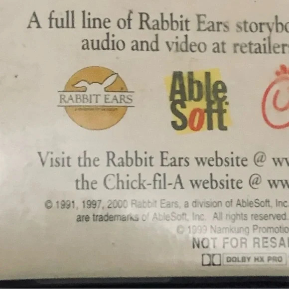 Vintage Chick-fil-A Kids Meal Cassette Tapes Between the Lions and Mose The Fire gallery
