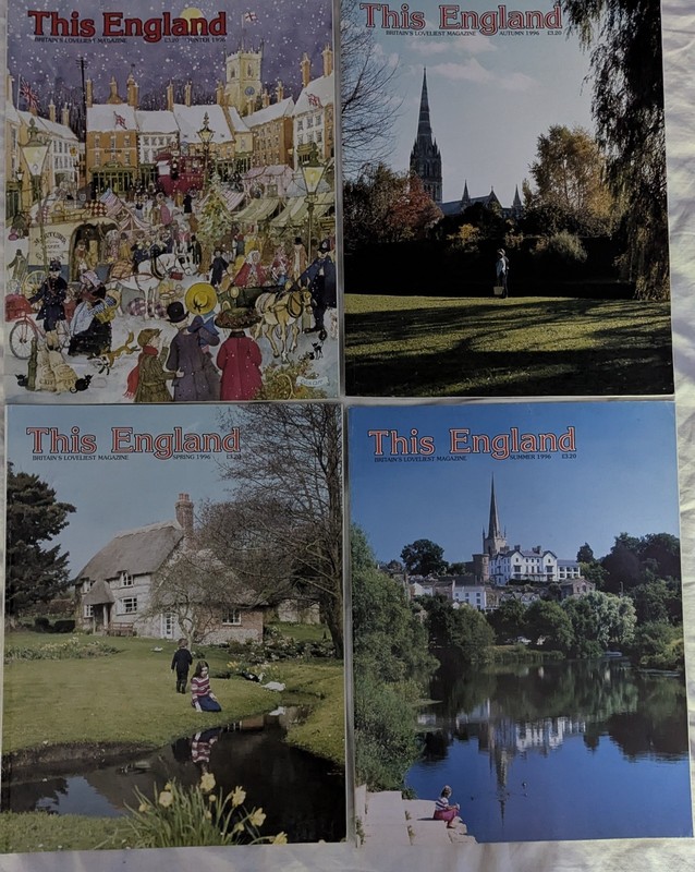 This England Magazine 4 Issues 1996 Spring Summer Autumn Winter