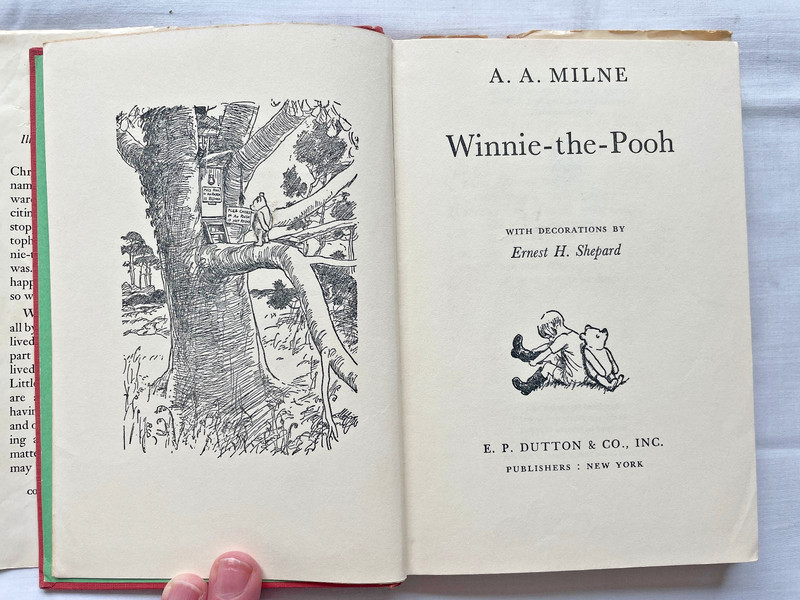 Winnie the Pooh Books by A.A. Milne, Lot of 4 (Dutton 1961) E. H. Shepard, HCDJ gallery